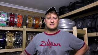 Video thumbnail for Tama Charlie Benante 14x6.5 Signature Snare Drum by Dave Batemans Shed