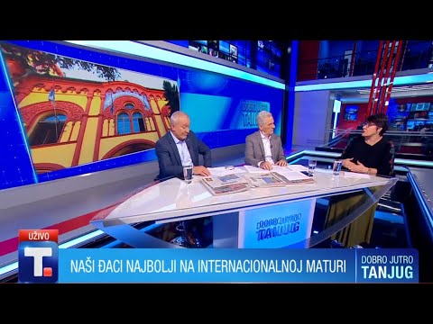 Internacionalna matura, naši đaci bolji od vršnjaka - Marija Krneta • DOBRO JUTRO TANJUG