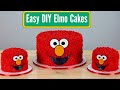 Elmo Birthday Cake Matching Smash Cakes