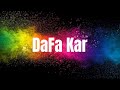 DaFa Kar | Lyrics | Heropanti 2 | Tiger S, Tara S | @A. R. Rahman Hiral V Mehboob Sajid N Bhushan K