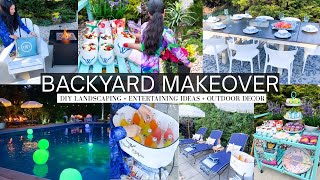 EXTREME Backyard Makeover 2025 (DIY Start To Finish) Cricut