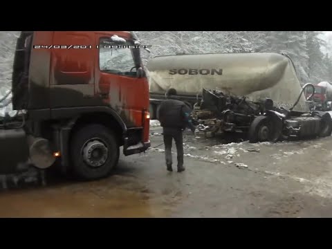 Авария в Сланцах, Ленинградская область. 01.04.2013