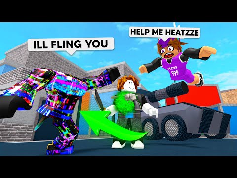 BEATING TEAMERS With #1 GLITCHER in MM2.. (Murder Mystery 2)