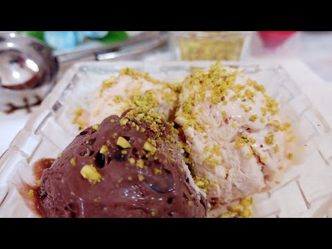 أيس كريم رائع بذوق الشكولاته و الفنيلا La recette Glace maison chocolat la plus facile👌Ice Cream