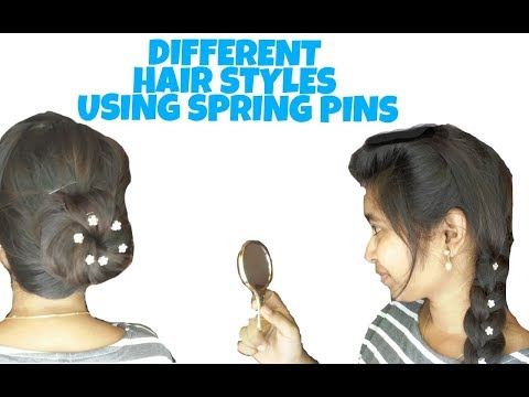 How to use goody spin pins, full poof, side poof, bun,...
