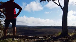 Running 12 miles through Lava, Rainforest, and Calderas in Volcano,HI
