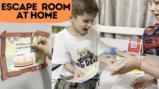 Escape Room Birthday Party  | Escape Room for Kids at Home | Printable Escape Room Kit