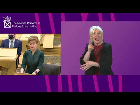 First Minister Statement: COVID-19 Update (BSL) - 25 January 2022