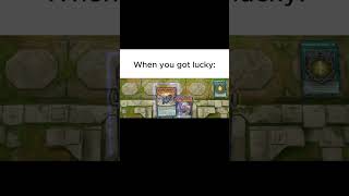 WHEN YOU'RE LUCKY AT MULLIGAN#ygogxtg #yugiohmasterduel #yugiohmeme #yugiohcommunity #yugioh #gaming