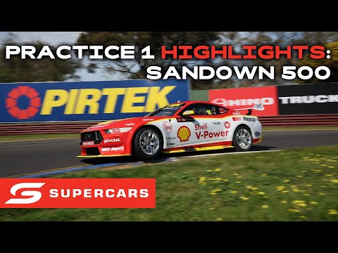 SUPERCARS 2023 Penrite Oil Sandown 500 FP1ハイライト動画