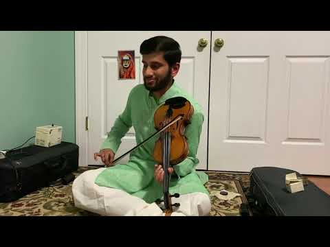 Madhu Vadlamani Violin Solo - Ninne namminanu (Thodi) of Syama Sastry