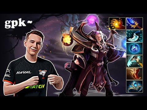 gpk - Invoker Midlane vs Arteezy Antimage | Dota 2 7.29d Gameplay