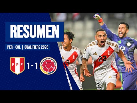 Perú vs Colombia 1 - 1 | Clasificatorias 2026