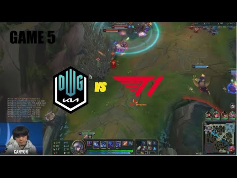 [DK Canyon pro view] DK vs T1 Canyon Talon Jungle | Worlds2021 Semi-finals Day 1 Match 5