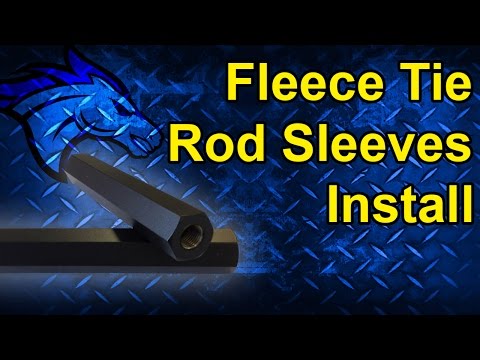 Tie Rod Sleeves by Fleece Performance Install: 99-10 GM 2500-3500HD #FPE-TIERODSLEEVES