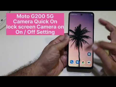 Moto G200 Quick Camera on Setup | In lock Screen Camera on