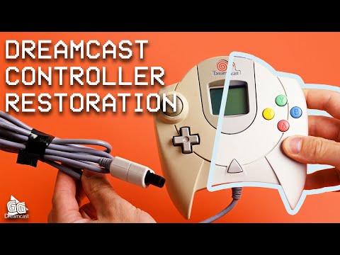 Restoring a SEGA Dreamcast Controller / Retrobright ASMR