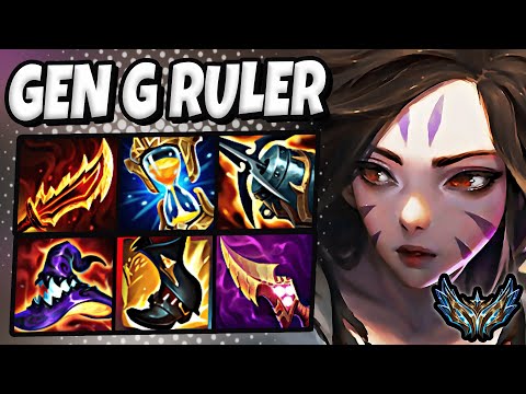 Kaisa vs Lucian ADC [ Gen.G Ruler ] Patch 25.8 Korea Challenger ✅