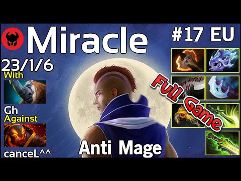 Miracle [Liquid] plays Anti Mage!!! Dota 2 Full Game 7.21