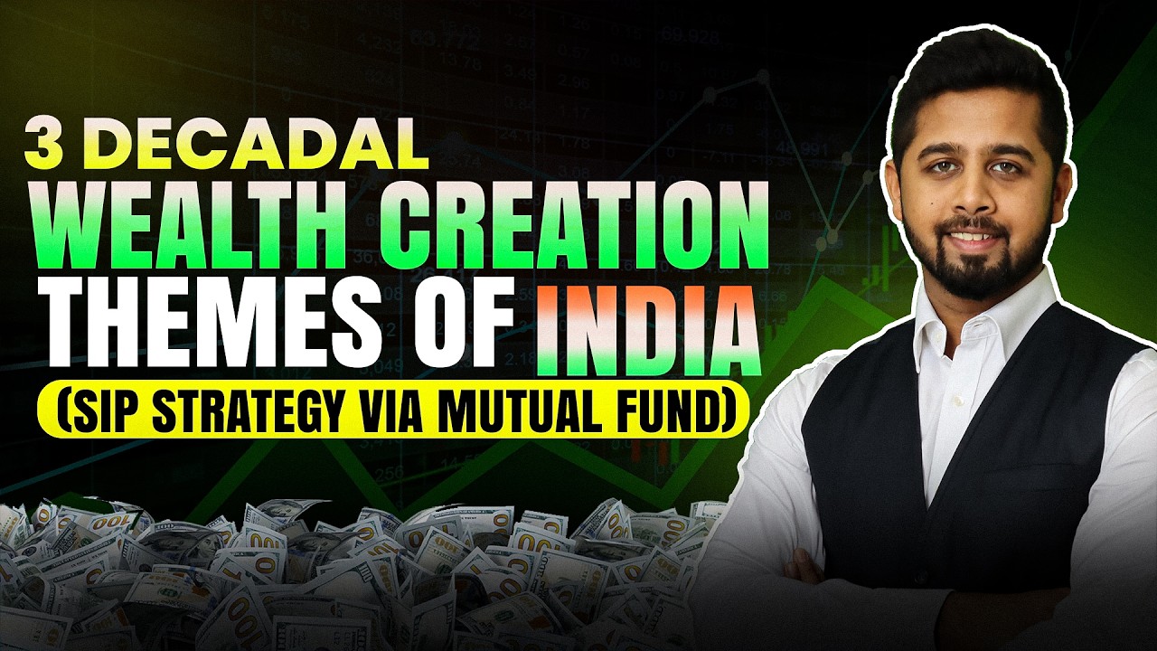 SIP in 3 decadal wealth creation themes of India via mutual fund & ETF | 3 Thematic mutual fund/ETF