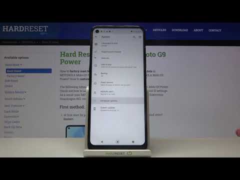 Enable Automatic System Updates – Update MOTOROLA Moto G9 Power System
