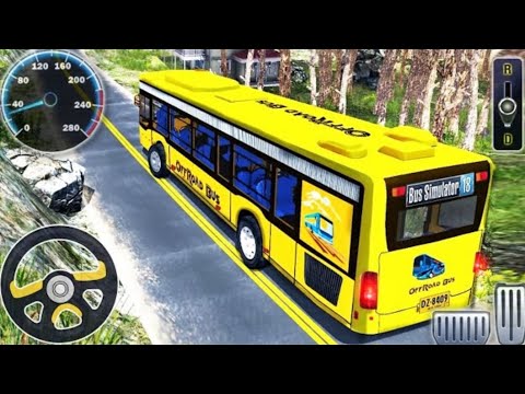 Uphill Offroad Bus Driving Simulator - Tourist Coach Transport Driver - Android GamePlay
