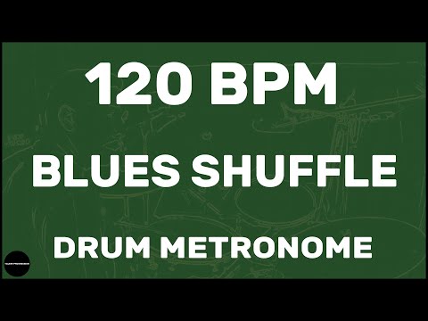 Blues Shuffle | Drum Metronome Loop | 120 BPM