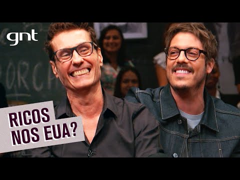 Dinho Ouro Preto and Marcelo Bonfá traveled without money! | What's the Story, Porchat? | GNT