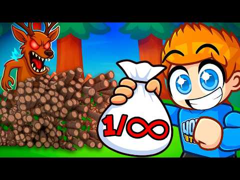 OSZUKUJE ZAKAZANYMI RZECZAMI ❌ aby PRZETRWAĆ 100 NOCY 🌙 w LESIE w Roblox!