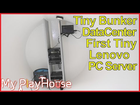 First Lenovo Tiny Server running esxi in the Tiny Bunker - 1285