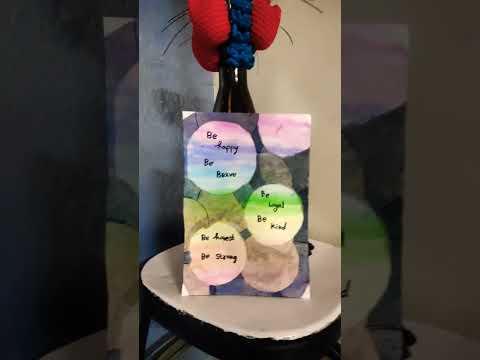 Colourful painting by Afeefah