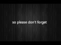 never gonna let go shinedown lyrics 