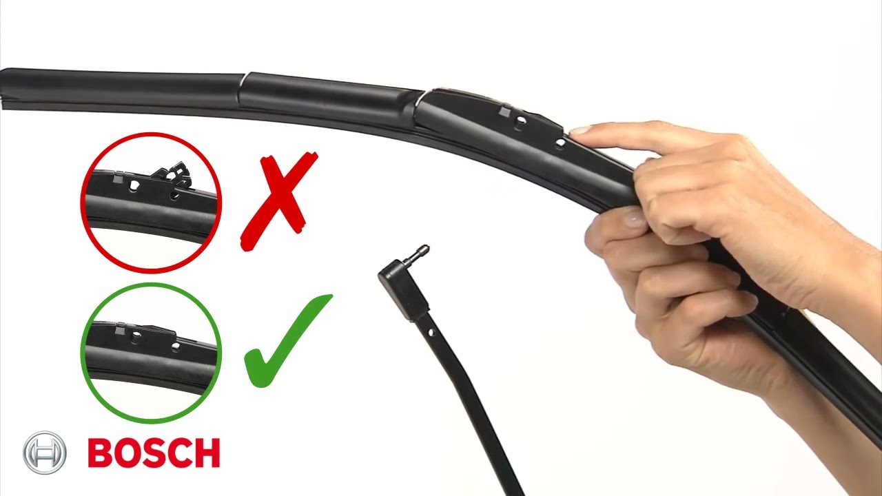 Small Pin Connection - How to Install Bosch Insight Hybrid Wiper Blades
