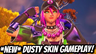 *NEW* DUSTY SKIN + LUNAR PARTY EMOTE GAMEPLAY! - Fortnite Battle Royale