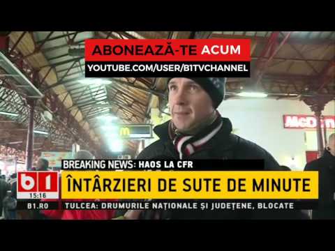 HAOS LA CFR, TRENURI BLOCATE IN GARI