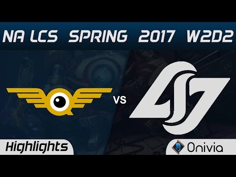 FLY vs CLG Highlights Game 2 NA LCS Spring 2017 W2D1 FlyQuest vs Counter Logic Gaming