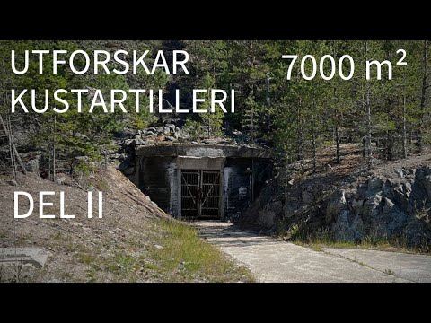 UTFORSKAR 7000 M² MILLITÄRT BERGRUM | STORHOLMEN - ONE OF SWEDENS BIGGEST COASTAL ARTILLERY BUNKER