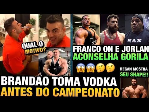 BRANDÃO APARECE TOMANDO VODKA ANTES DO SHOW E EXPLICA - JORLAN DA CONSELHO AO GORILA - FRANCO SECO