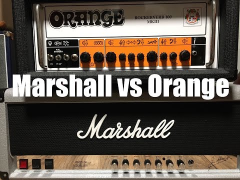 Marshall Silver Jubilee vs Orange Rockerverb MKIII (in the mix)