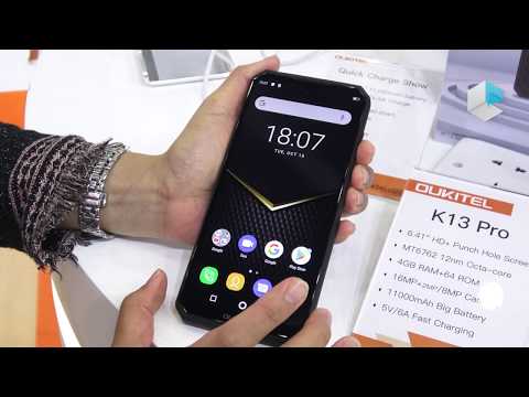 Oukitel K13 Pro battery phone 11000mAh with quick charge 30W and reverse charge
