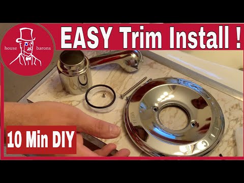 How to Install Shower Trim Kit : Delta Classic