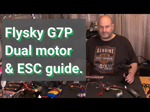 Flysky G7P Dual esc and motor MOA set up guide.