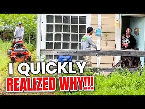 She was DISMISSIVE when I knocked but I COULDN’T LEAVE IT like this