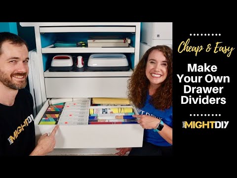 Easy DIY Drawer Divider Organizers