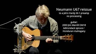 Video thumbnail for mic comparison: Neumann U67 reissue vs. U89 on vocals, acoustic guitars and mandolin by Robert Hasleder