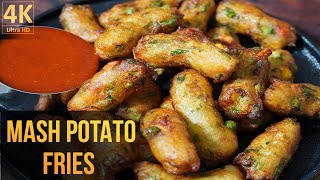 Mashed Potato Recipe | How to Make Crispy Mashed Potato Fries