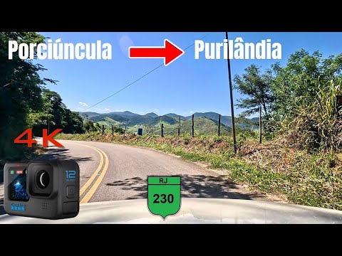 De Porciúncula (RJ), até Purilândia, distrito de Porciúncula, em tempo real. 