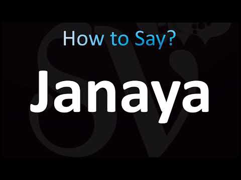 How to Pronounce Janaya (CORRECTLY!)