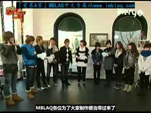 【中字】091230 T-ara @ 偶像军团红了!她 1/3