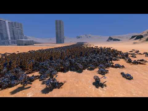 900 Golden Knights vs. 9,000 Dwarfs  Ultimate Epic Battle Simulator   UEBS